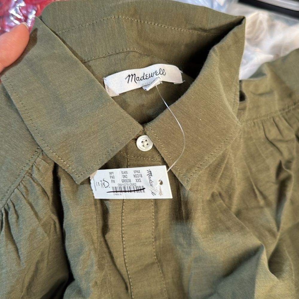 Madewell Cap-Sleeve A-Line Top - Picture 7 of 7